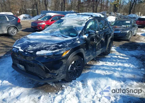 2024 Toyota Corolla Cross Hybrid Nightshade Edition из США, поврежденный, VIN 7MUFBABG0RV028885